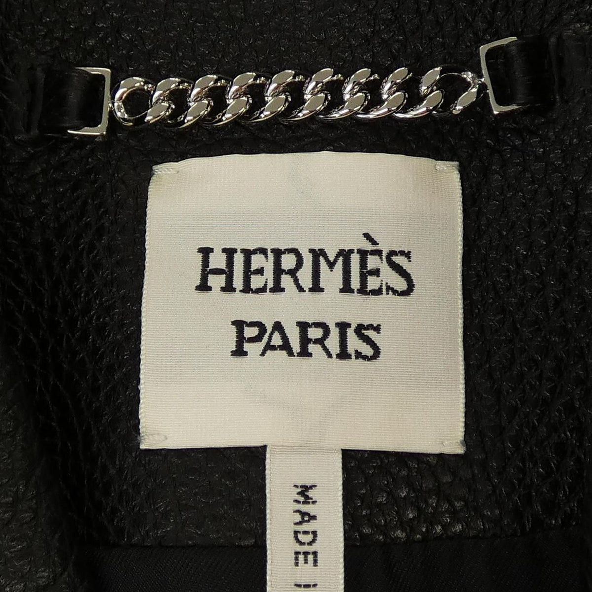 Hermes Clou de Selle Leather Jacket — view 4