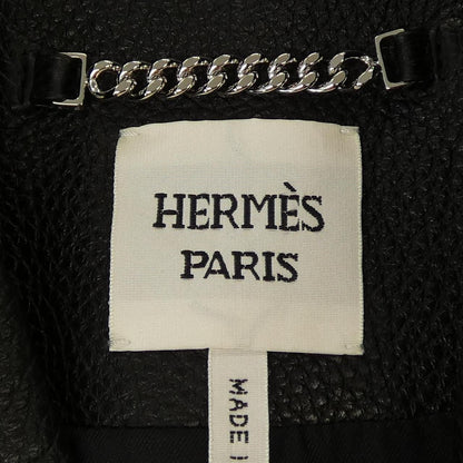 Hermes Clou de Selle Leather Jacket — view 4