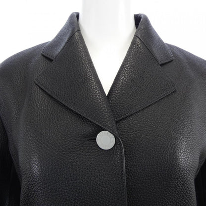 Hermes Clou de Selle Leather Jacket — view 5