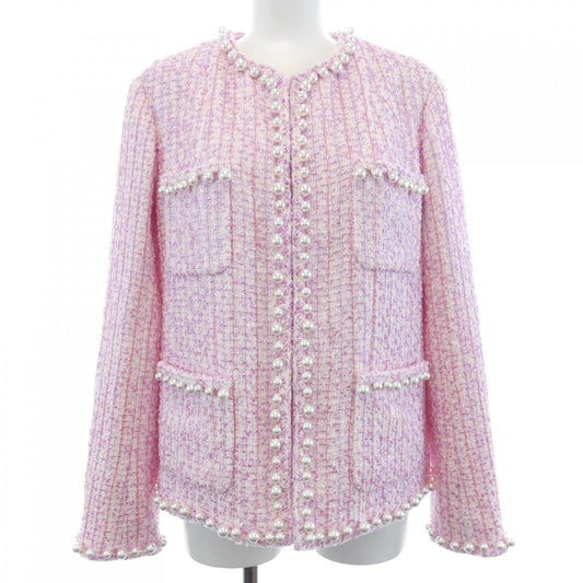 Chanel Collarless Jacket Pink