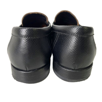 Prada Bicolor Coin Loafers Shoes Leather Brown Black — view 3