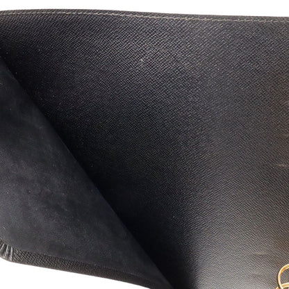 Louis Vuitton Epi Agenda GM Cover Planner Leather Noir Black Gold Ring — view 8