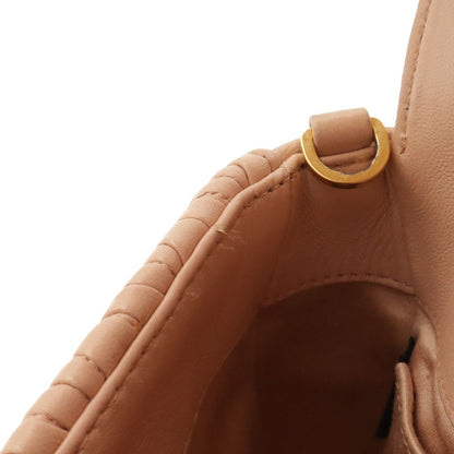 Miu Miu Matelasse Gathered Shoulder Bag Pochette Crossbody Leather Light Pink — view 6
