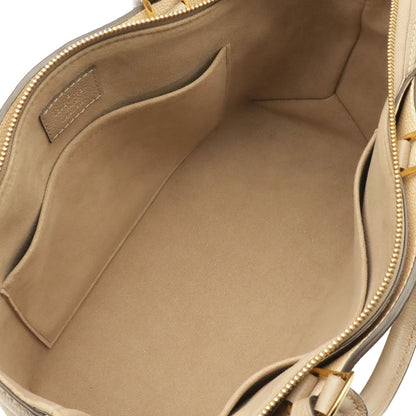 Louis Vuitton Monogram Empreinte Petit Palais PM Handbag Tourterelle Cream Shop — view 6