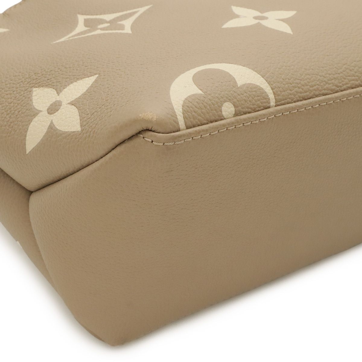 Louis Vuitton Monogram Empreinte Petit Palais PM Handbag Tourterelle Cream Shop — view 3