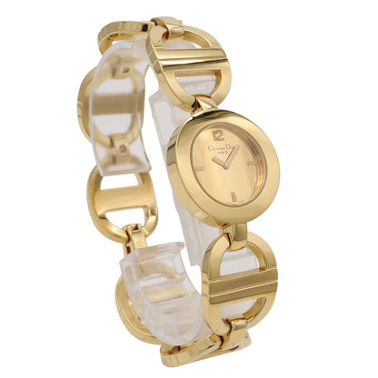 Dior Malice Round Gold Dial Quartz Watch — view 3