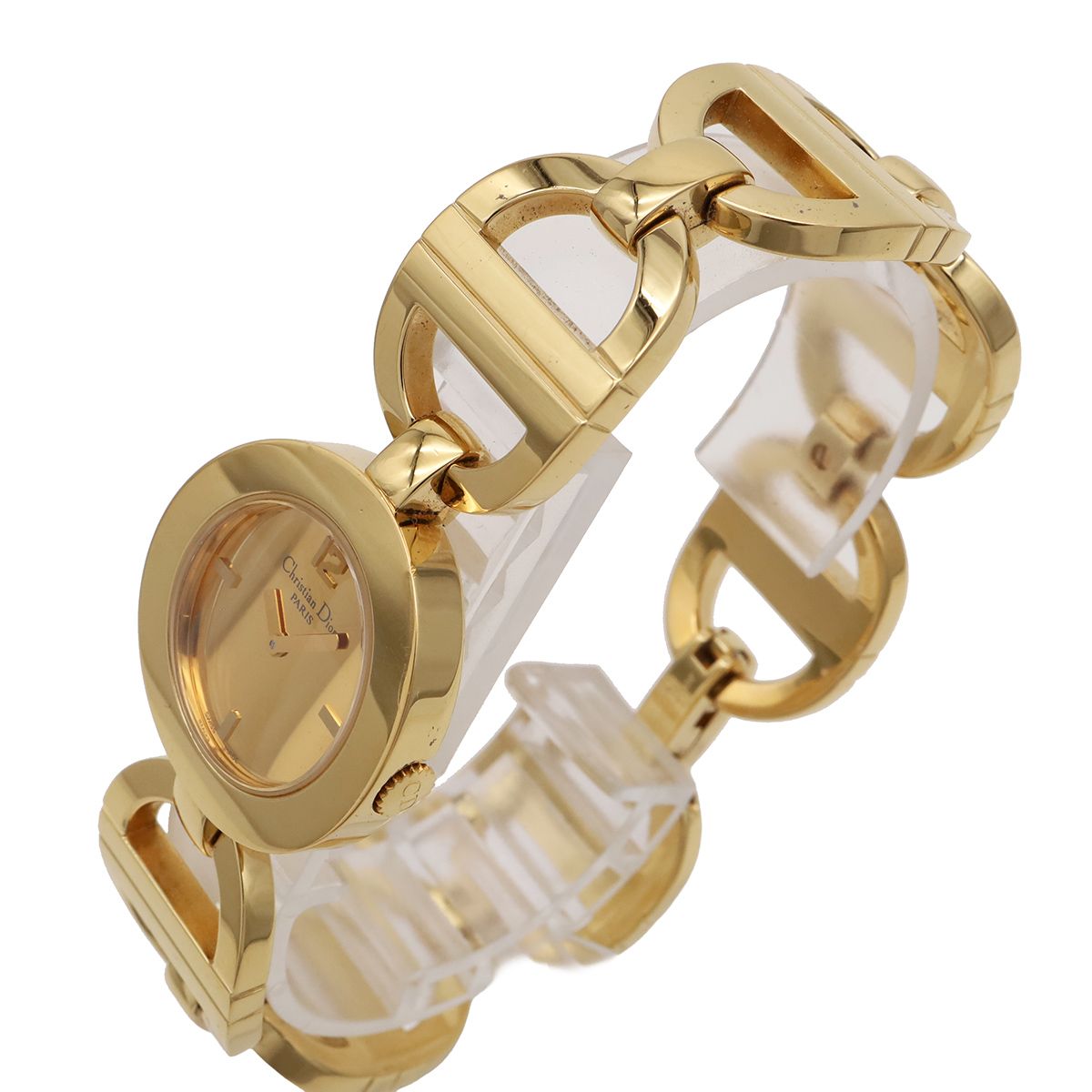 Dior Malice Round Gold Dial Quartz Watch — view 5
