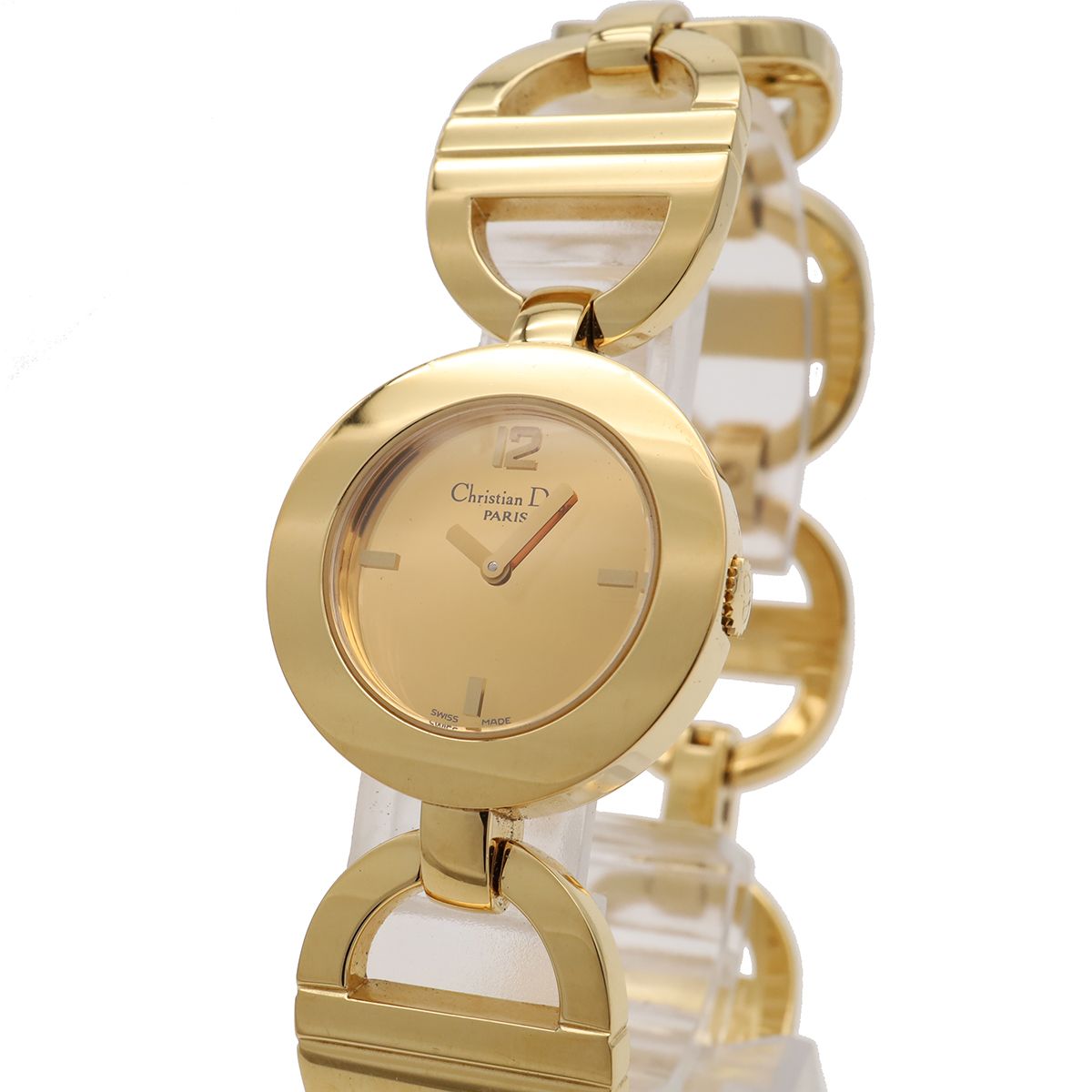 Dior Malice Round Gold Dial Quartz Watch — view 4