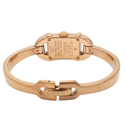 Gucci Bangle Watch Pink Shell Dial Sherry Line Pgp Quartz — view 7