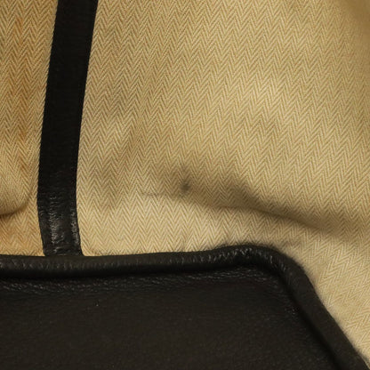 Hermes Garden Party PM Tote Bag Negonda Leather Black Silver — view 8
