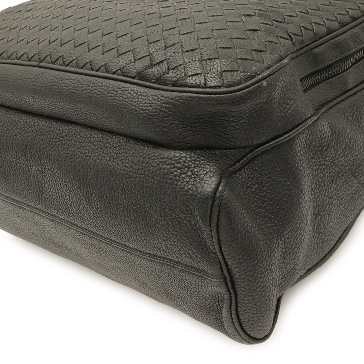 Bottega Veneta Intrecciato Business 2-Way Shoulder Bag Leather Black — view 3
