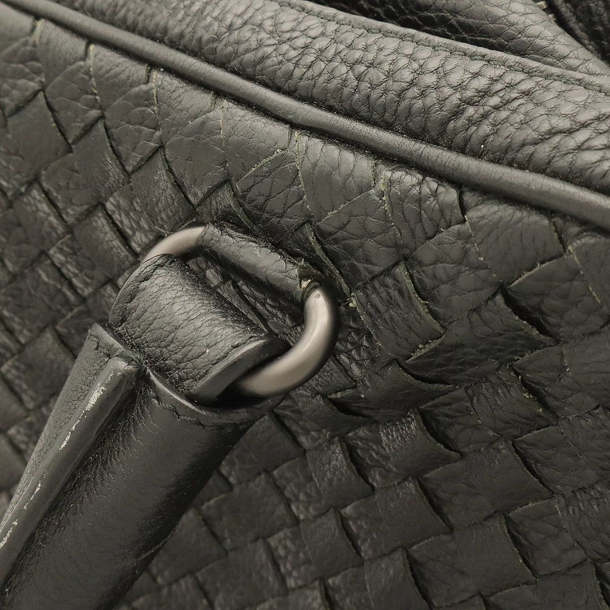 Bottega Veneta Intrecciato Business 2-Way Shoulder Bag Leather Black — view 5