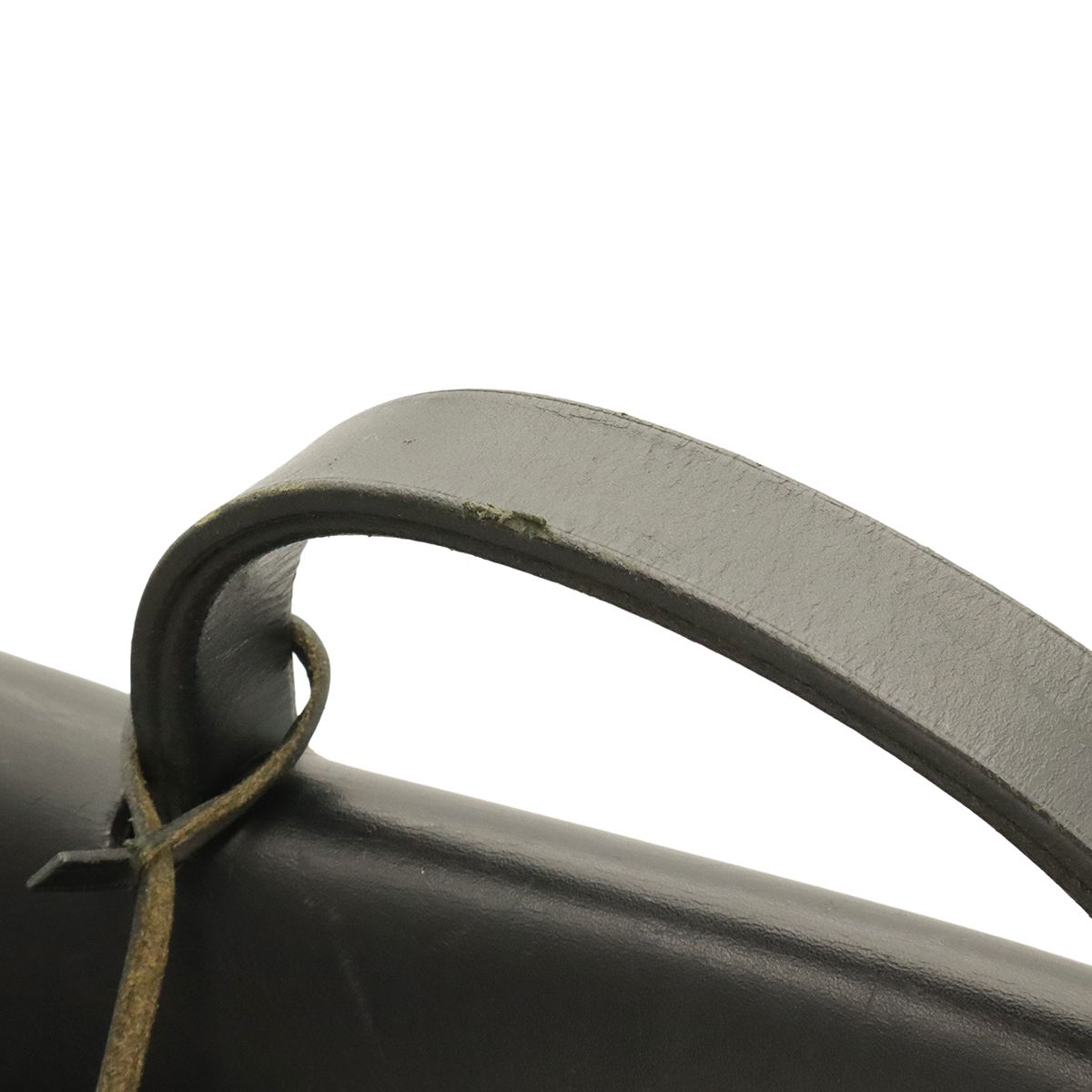 Hermes Herbag TGM 2-Way Shoulder Bag Toile Officier Leather Black Silver — view 6