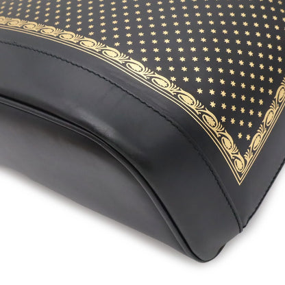 Gucci Guccy Backpack Star Pattern Leather Black Gold — view 3