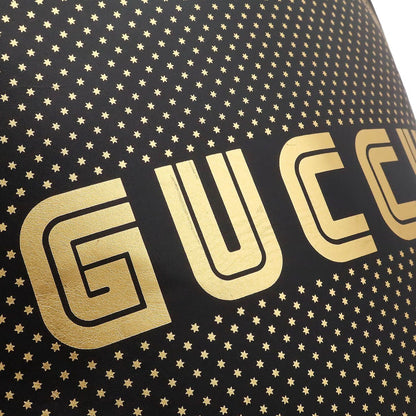 Gucci Guccy Backpack Star Pattern Leather Black Gold — view 8