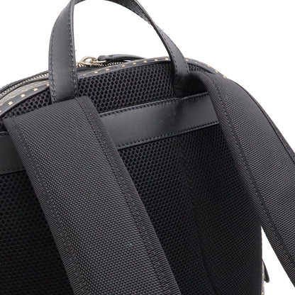 Gucci Guccy Backpack Star Pattern Leather Black Gold — view 4