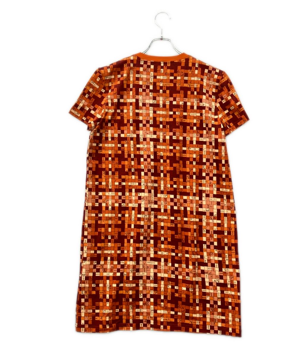 Hermes Short Sleeve Bolduc Check Dress 38 — view 2