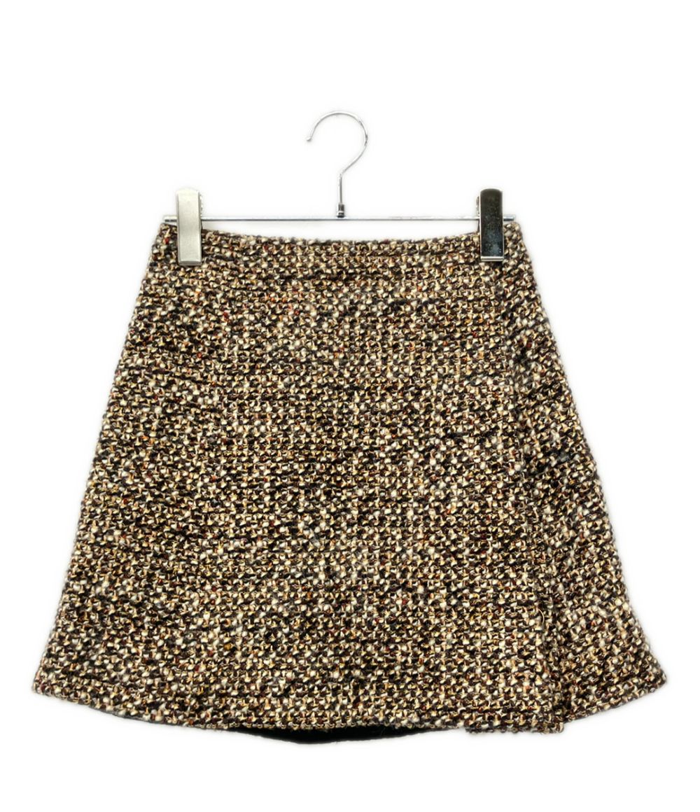 Louis Vuitton Tweed Mini Skirt 34