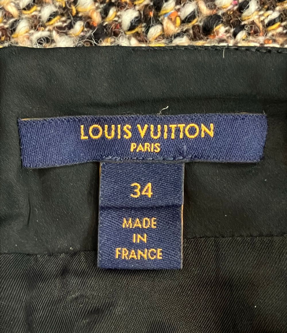 Louis Vuitton Tweed Mini Skirt 34 — view 3