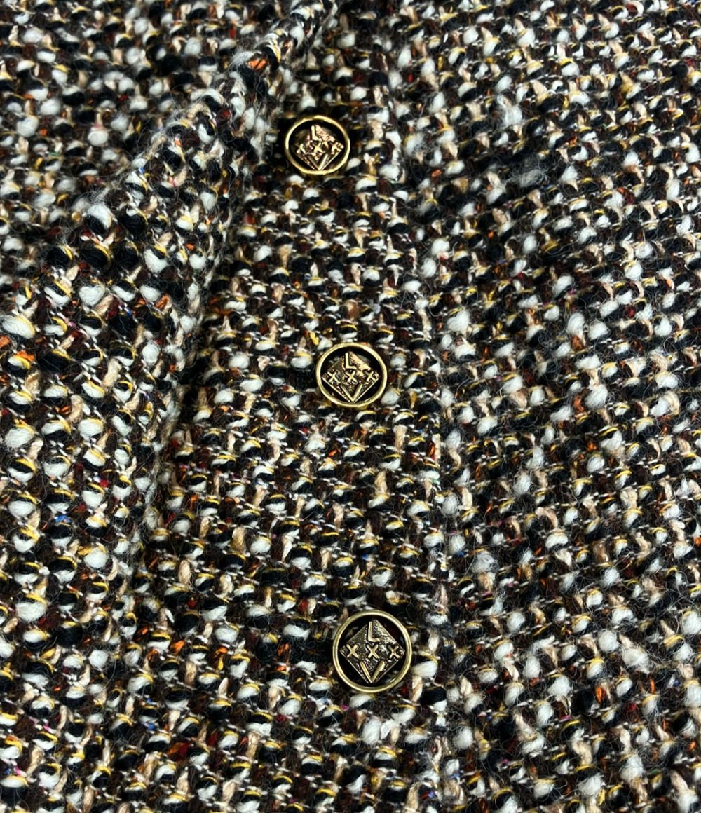 Louis Vuitton Tweed Mini Skirt 34 — view 6