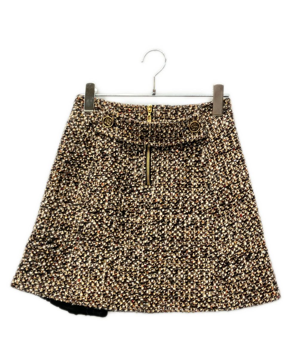 Louis Vuitton Tweed Mini Skirt 34 — view 2