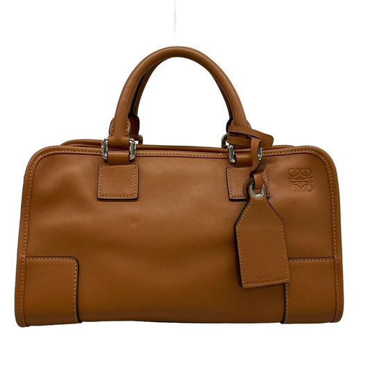 Loewe Handbag Amazona 28 352.30 Brown Leather