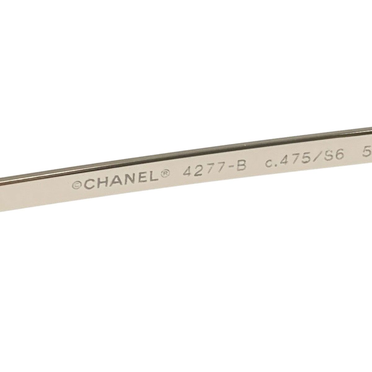 Chanel Rhinestone Sunglasses Acetate Metal Eyewear — view 8