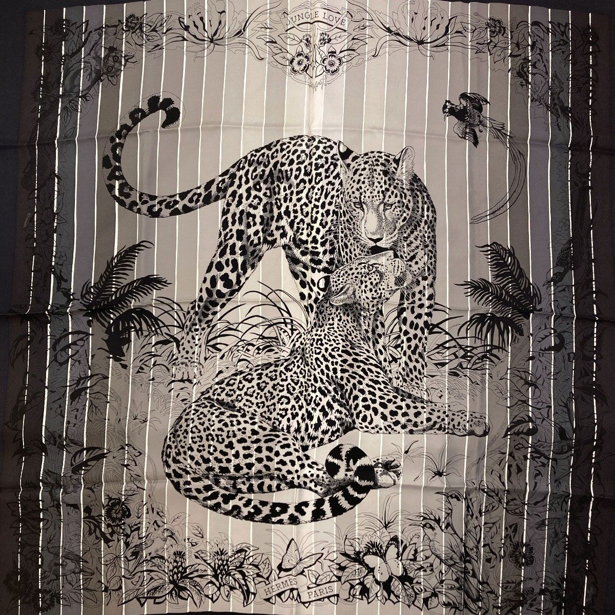Hermes Carre 90 Jungle Love Scarf Silk — view 3