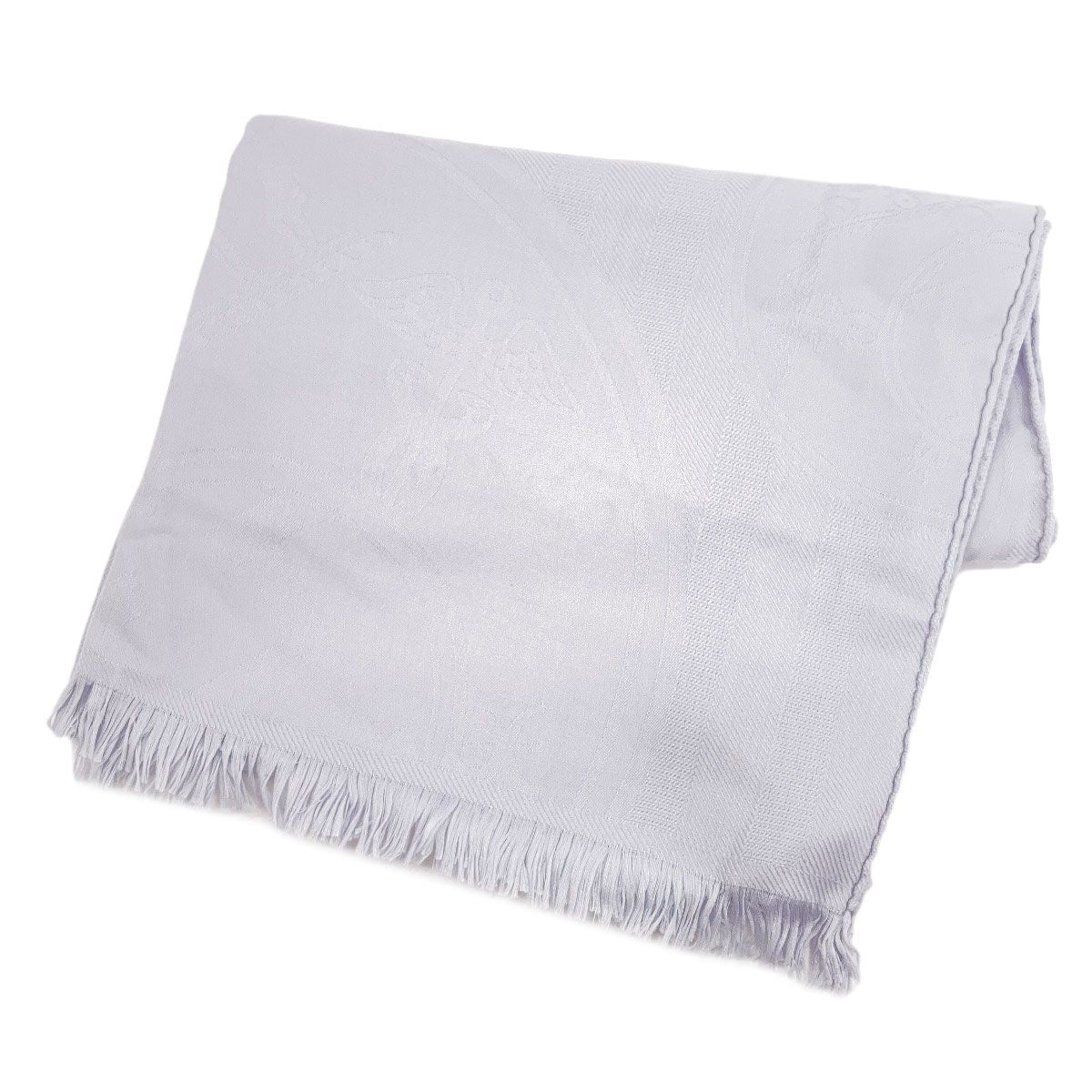 Hermes New Libris Shawl Cashmere Silk Scarf