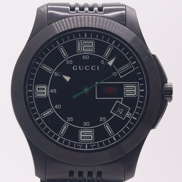 Gucci G-Timeless 126.2 Date Black Dial Watch