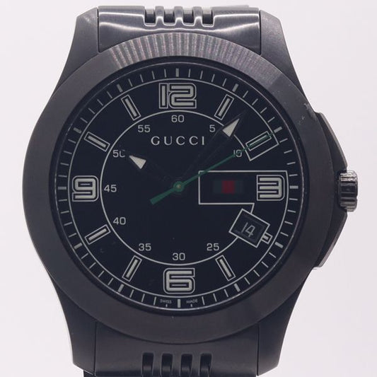 Gucci G-Timeless 126.2 Date Black Dial Watch