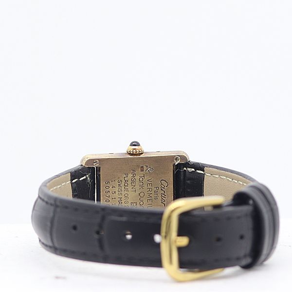 Cartier Must Tank Silver Dial Watch — view 4