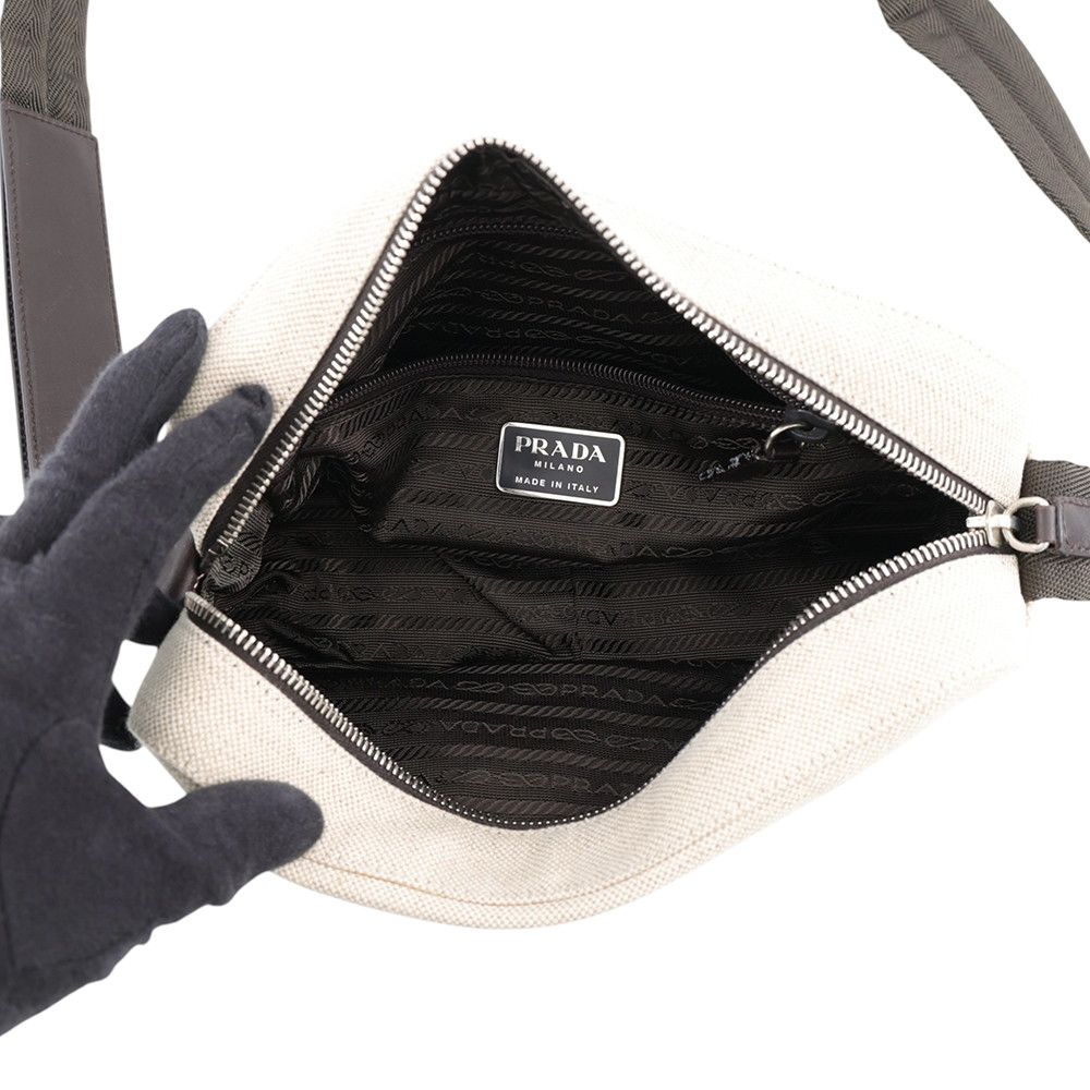 Prada Shoulder Bag Canvas — view 5
