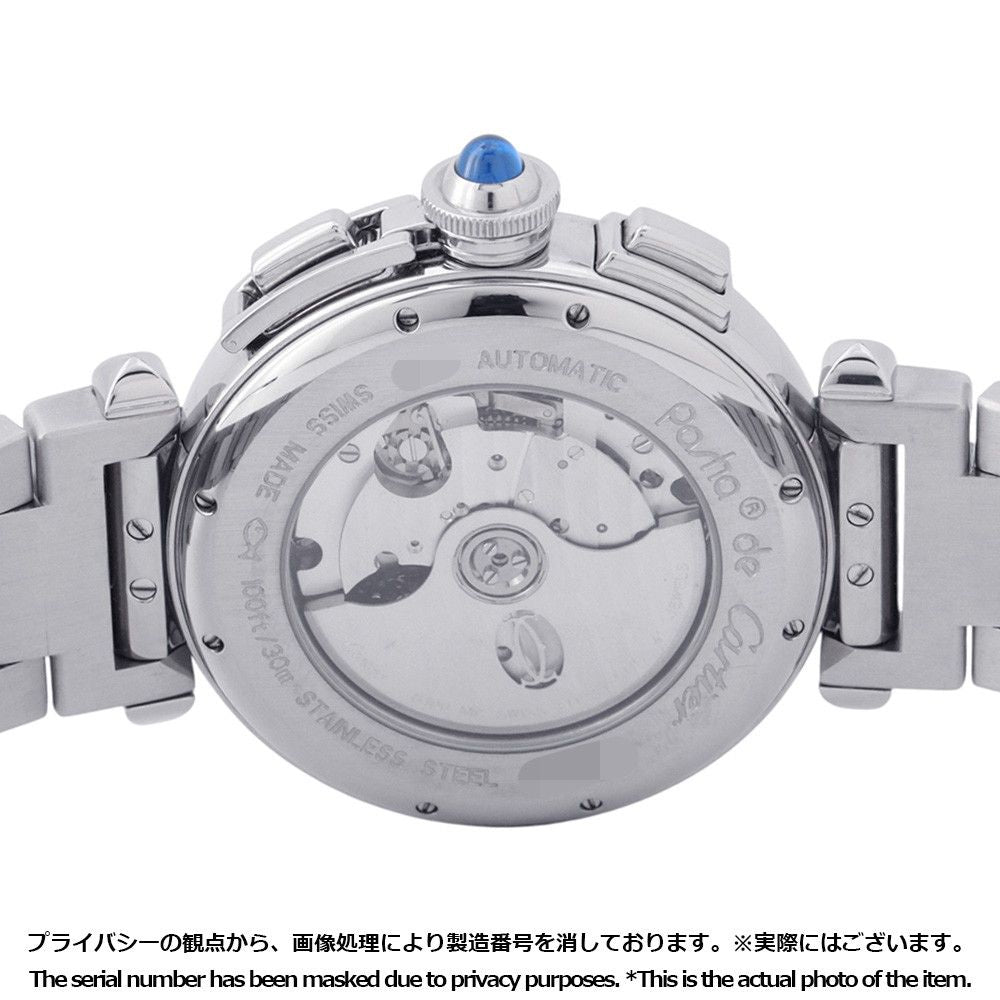 Cartier Pasha Chronograph Watch White Dial — view 3
