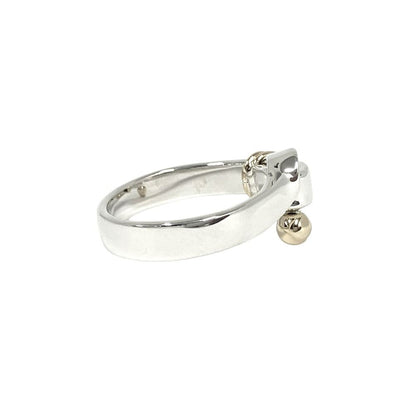 Tiffany & Co Combination Hook & Eye Ring Silver Gold — view 4