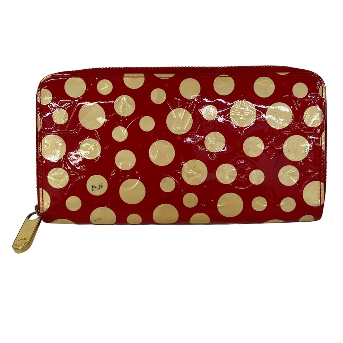 Louis Vuitton Wallet x Yayoi Kusama Zippy Rouge Leather