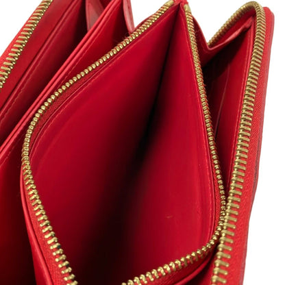 Louis Vuitton Wallet x Yayoi Kusama Zippy Rouge Leather — view 4