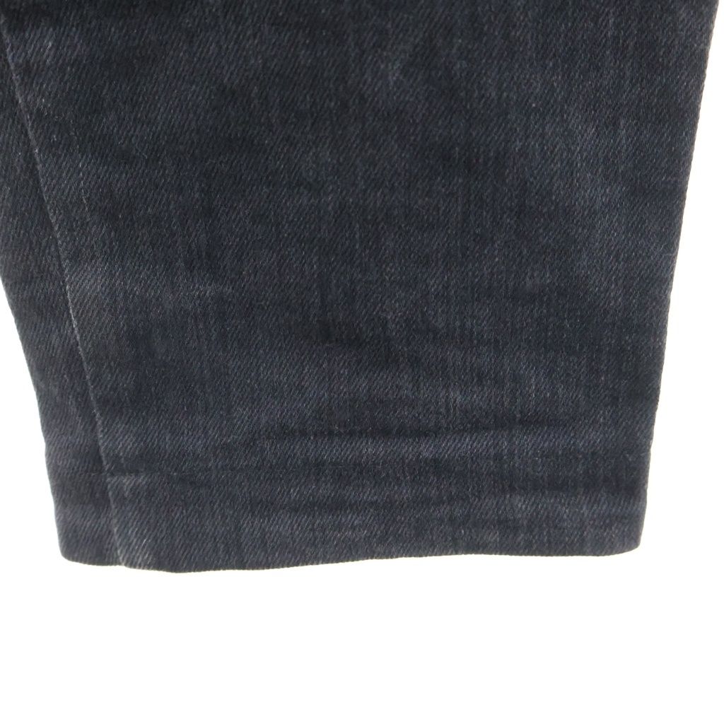 Saint Laurent Paris Biker Pants Leather Paneled Bikerpants Black — view 5