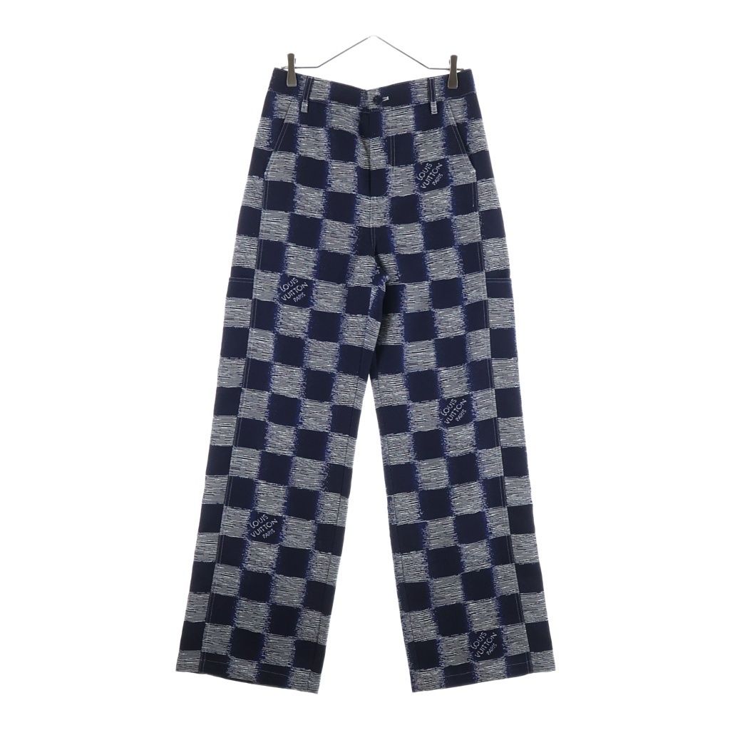 Louis Vuitton Dummy Wool Workwear Pants Fvd Navy Gray