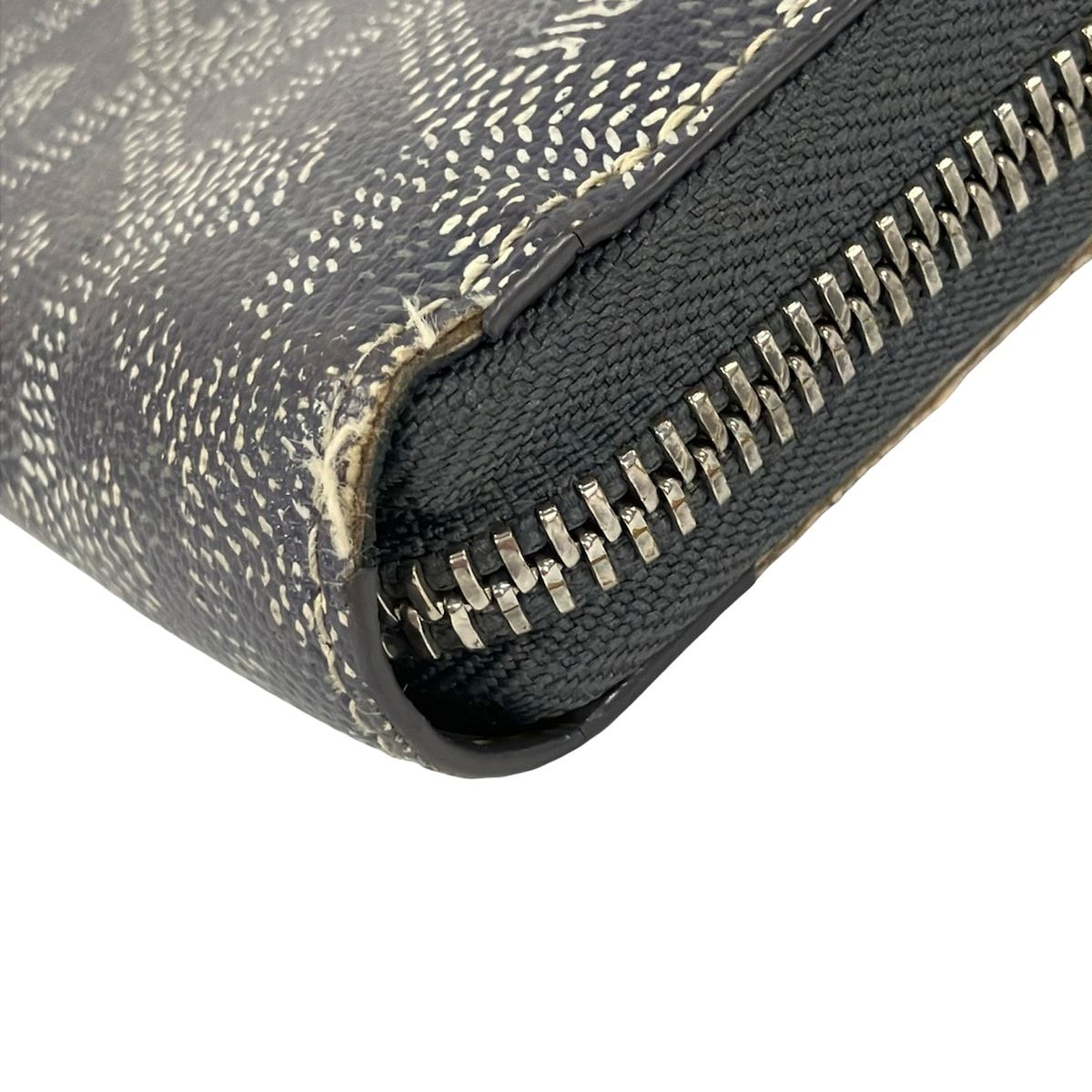 Goyard Wallet Matignon Gray Ivory Leather — view 6