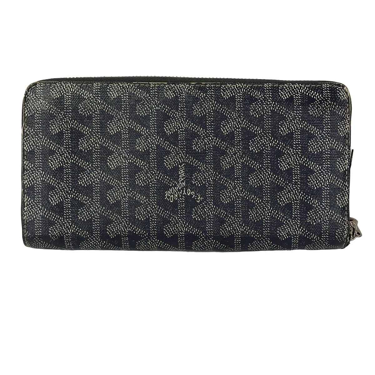 Goyard Wallet Matignon Gray Ivory Leather — view 2