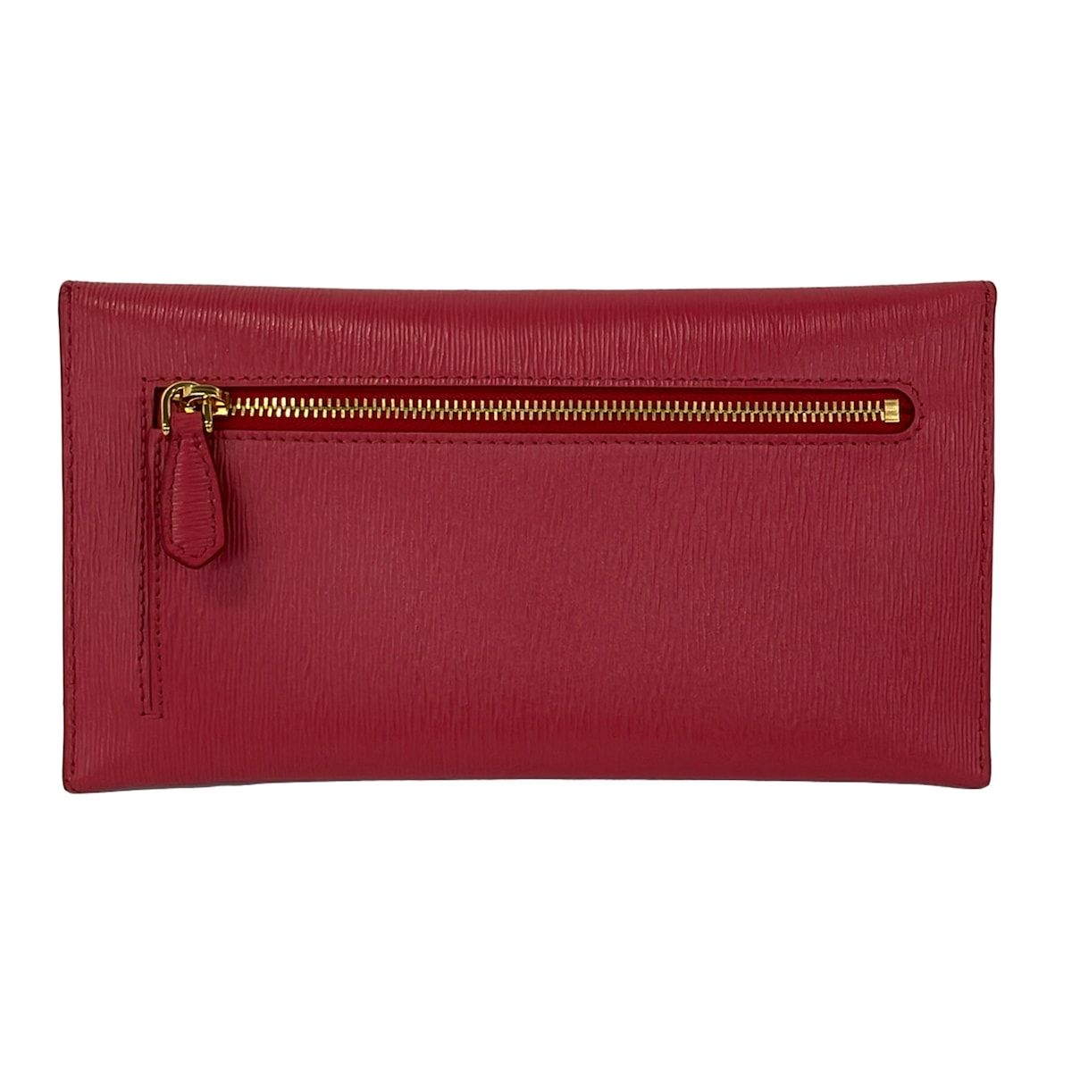 Prada Wallet Pink Document Letter Leather — view 2