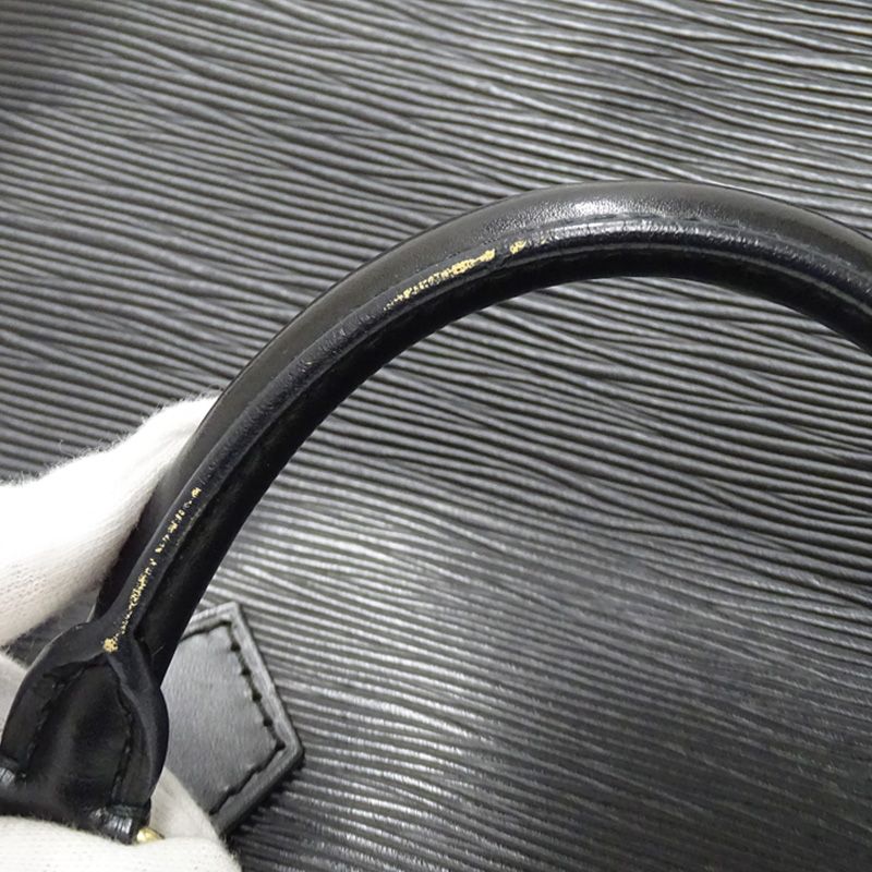 Louis Vuitton Bag Epi Handbag Alma PM Noir Gold Black — view 8