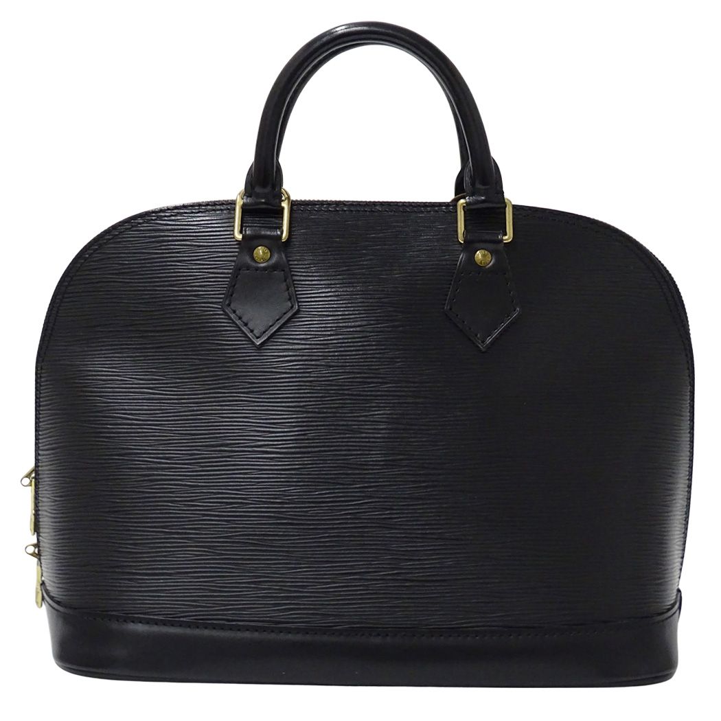 Louis Vuitton Bag Epi Handbag Alma PM Noir Gold Black — view 2