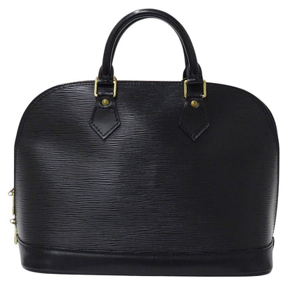 Louis Vuitton Bag Epi Handbag Alma PM Noir Gold Black — view 2