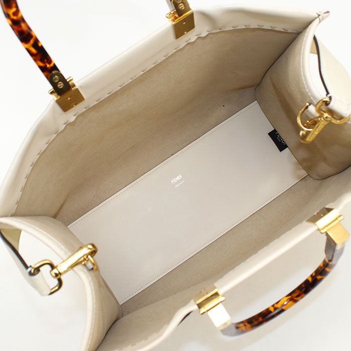 Fendi Sunshine Medium Tote Bag Calfskin — view 3