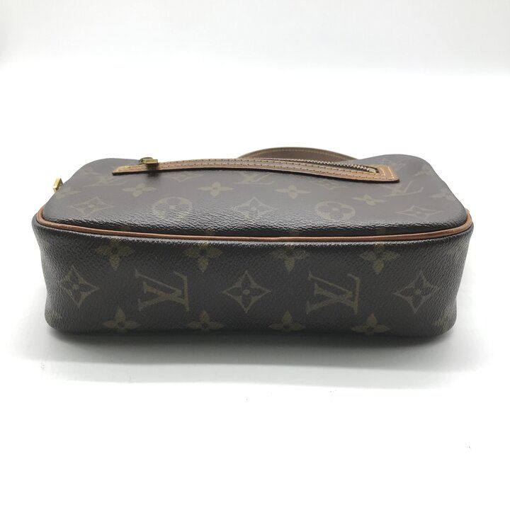 Louis Vuitton Monogram Pochette Cite Shoulder Bag Brown Leather — view 3