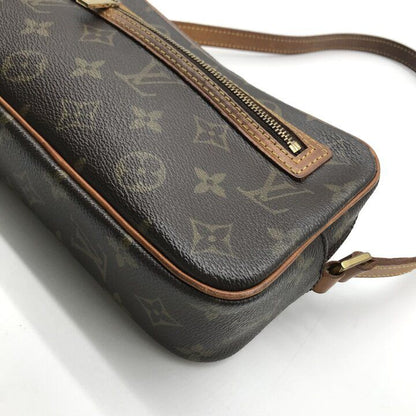 Louis Vuitton Monogram Pochette Cite Shoulder Bag Brown Leather — view 4