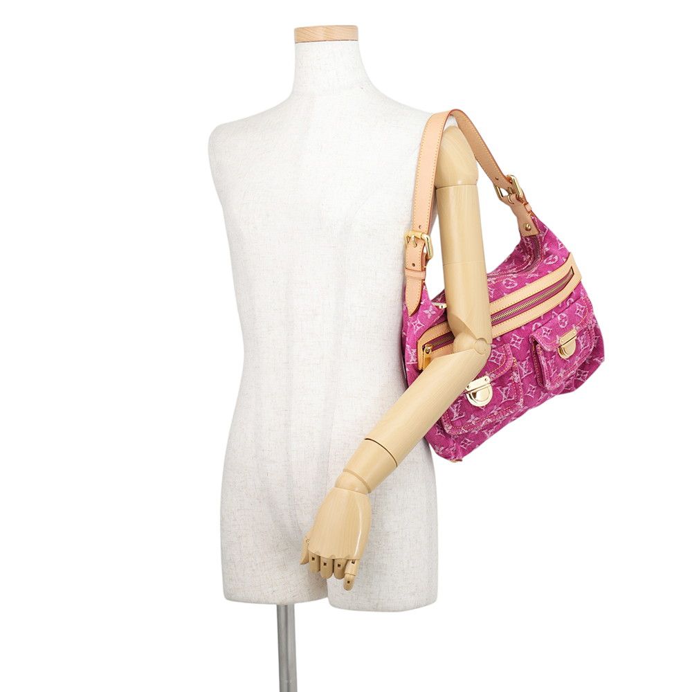Louis Vuitton Shoulder Bag Monogram Denim Baggy PM — view 4