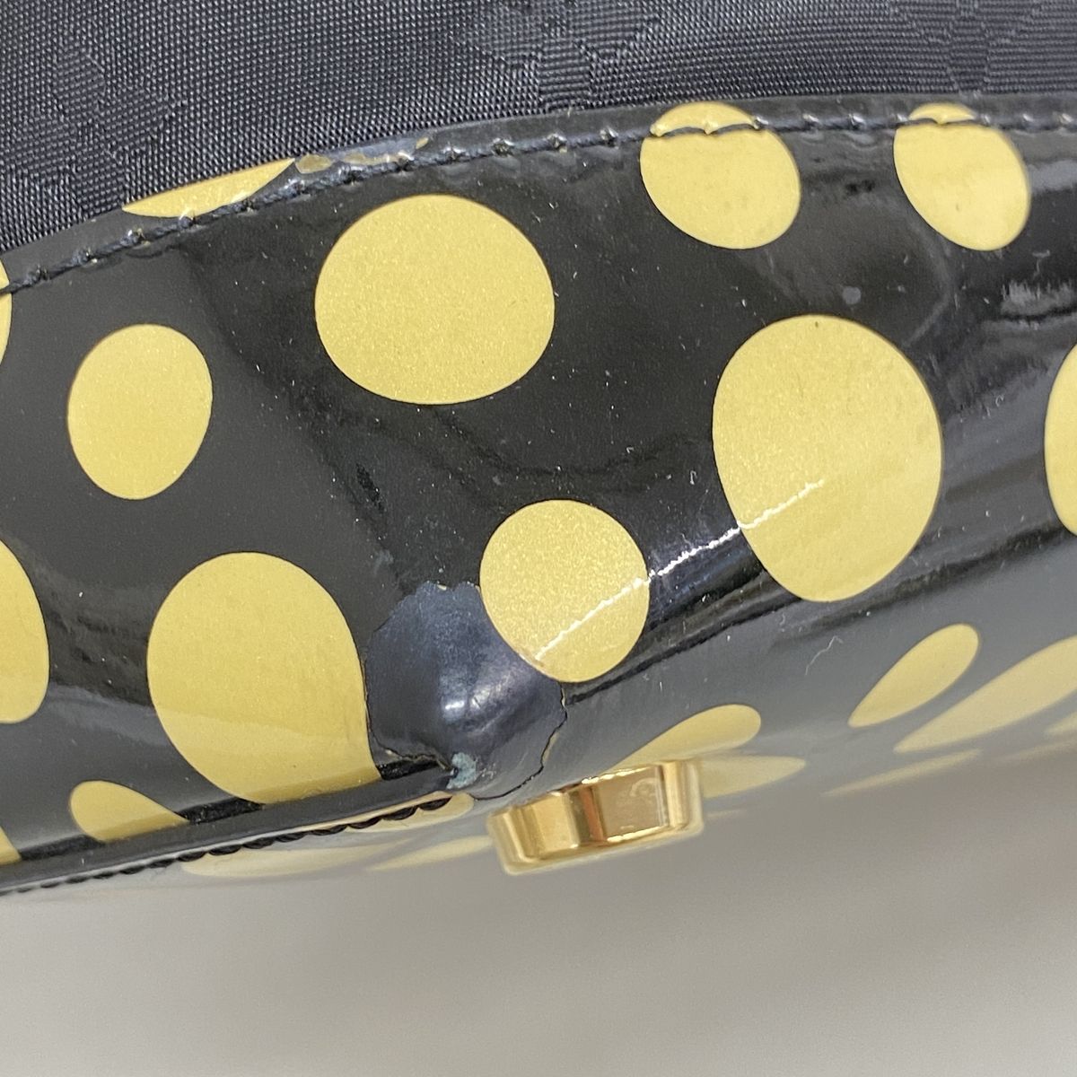 Louis Vuitton Tote Bag Monogram Dot Infinity Lockit MM Noir — view 6